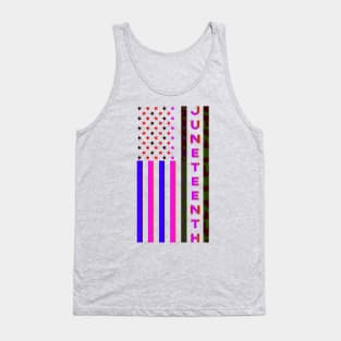 JUNEteenth FLAG (vertical violet) Tank Top